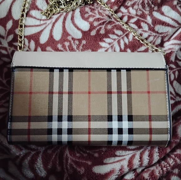 Burberry White and Tan Crossbody Bag - Picture 2 of 2